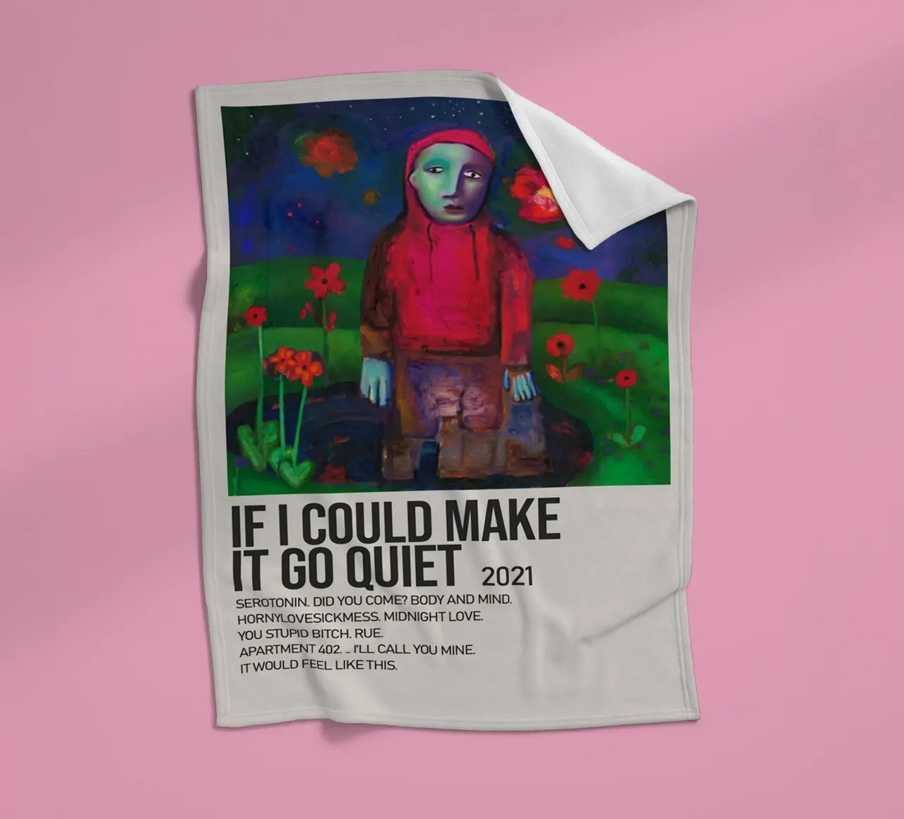 IF I COULD MAKE IT GO QUIET 2021 fleecedeken van SoundStudio