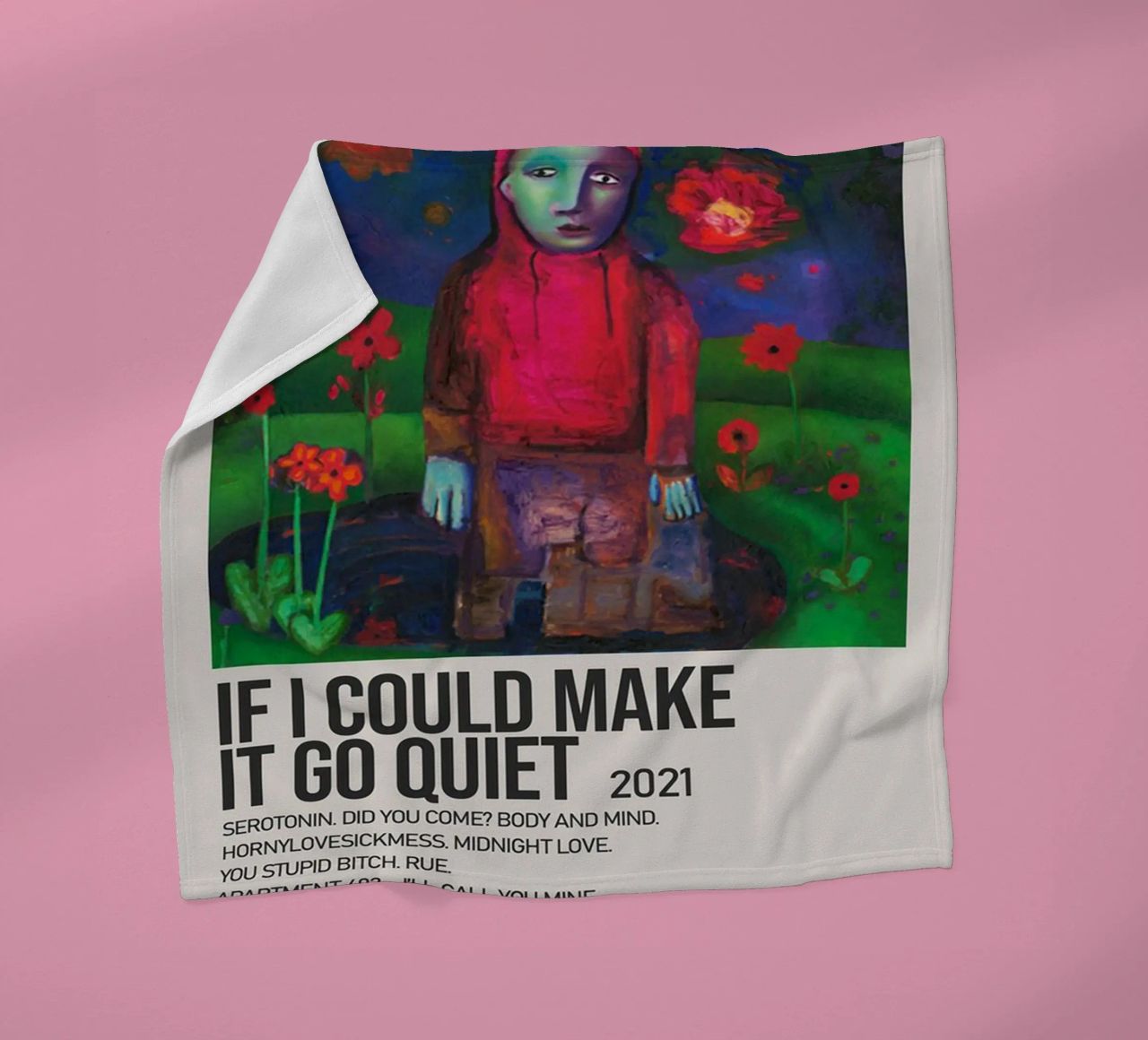 IF I COULD MAKE IT GO QUIET 2021 coperta in pile da SoundStudio