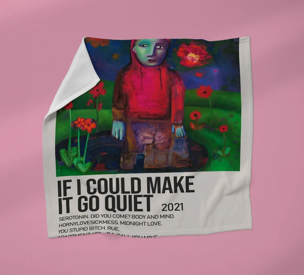 IF I COULD MAKE IT GO QUIET 2021 coperta in pile da SoundStudio