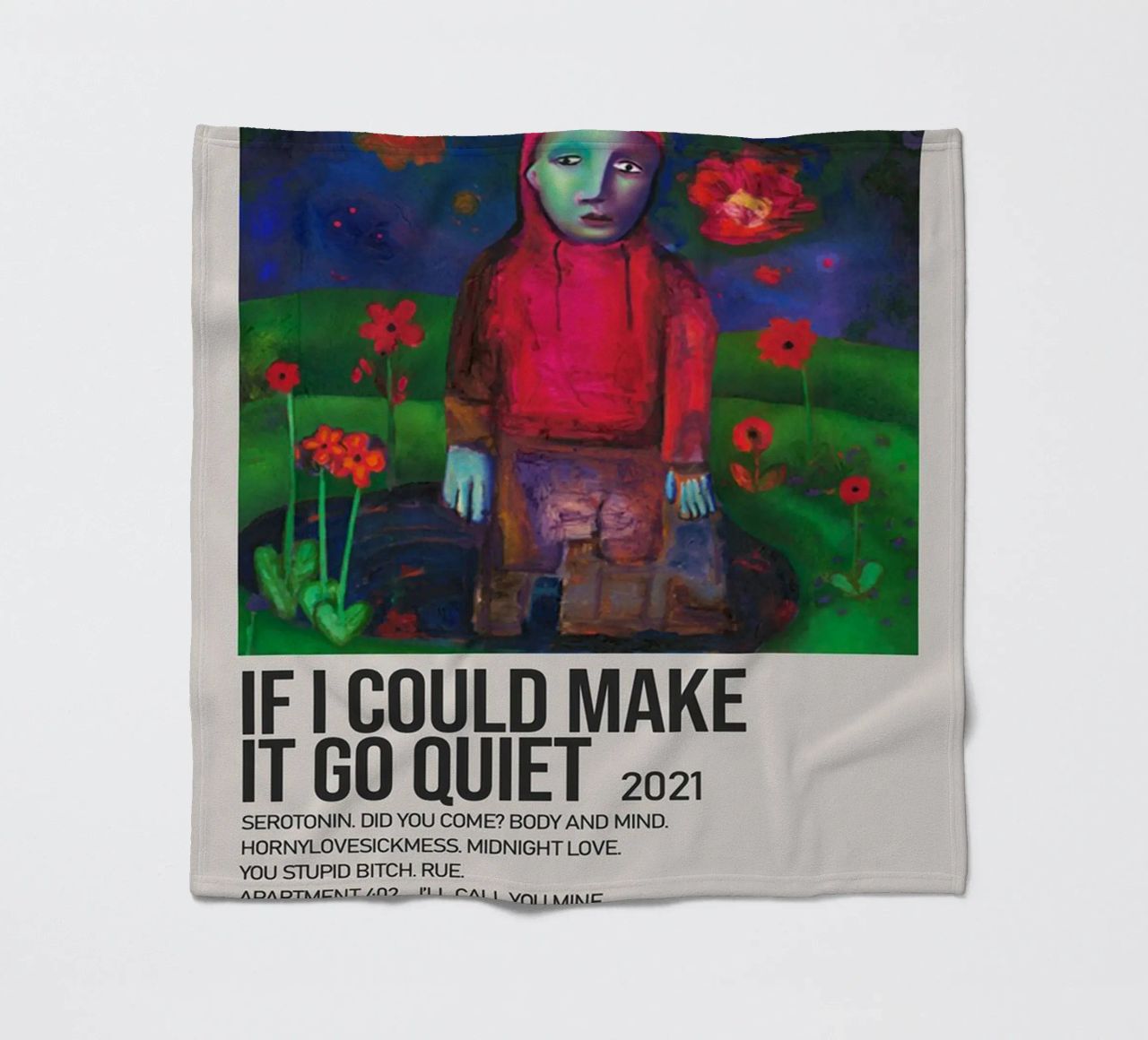 IF I COULD MAKE IT GO QUIET 2021 coperta in pile da SoundStudio