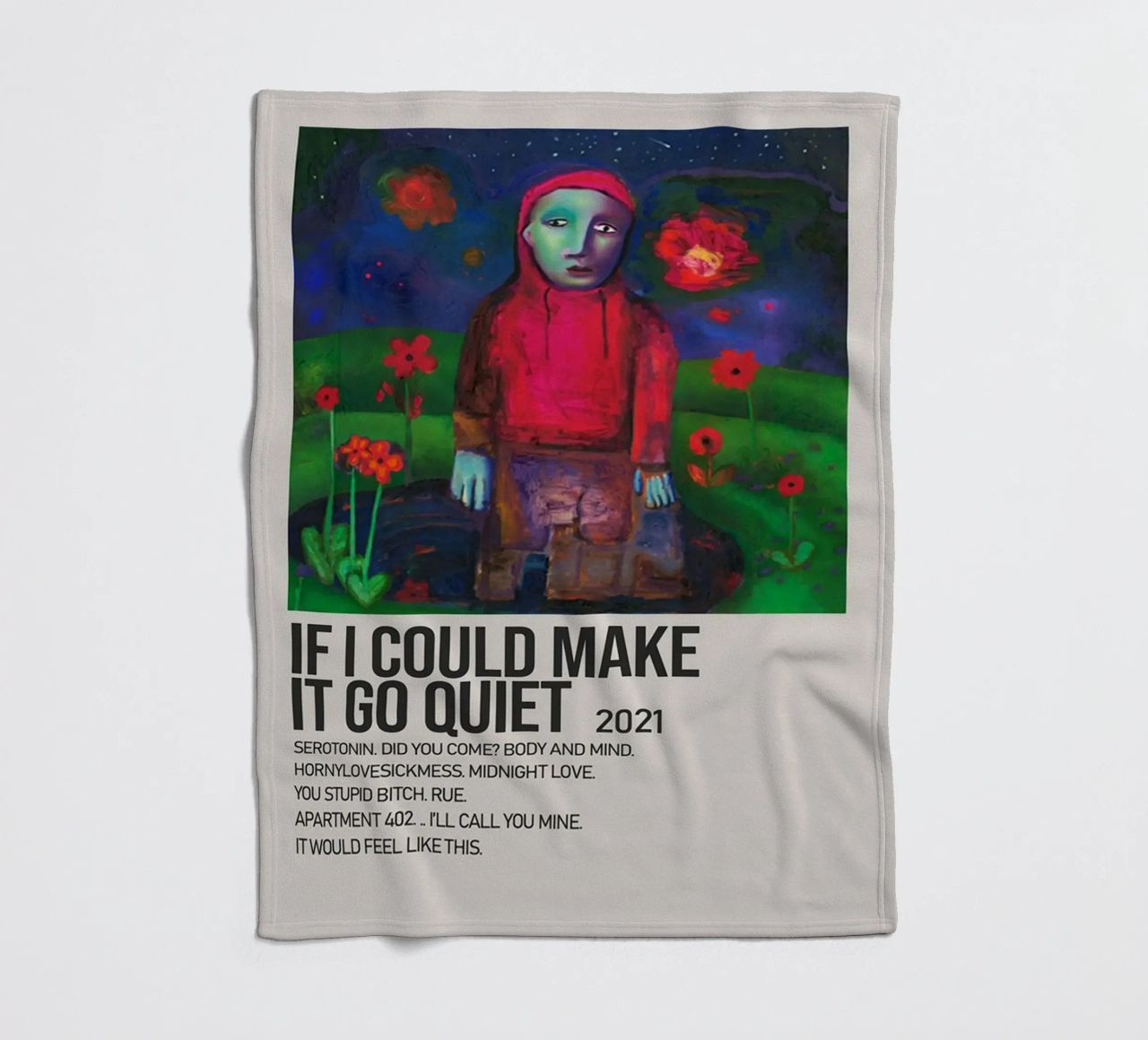 IF I COULD MAKE IT GO QUIET 2021 coperta in pile da SoundStudio