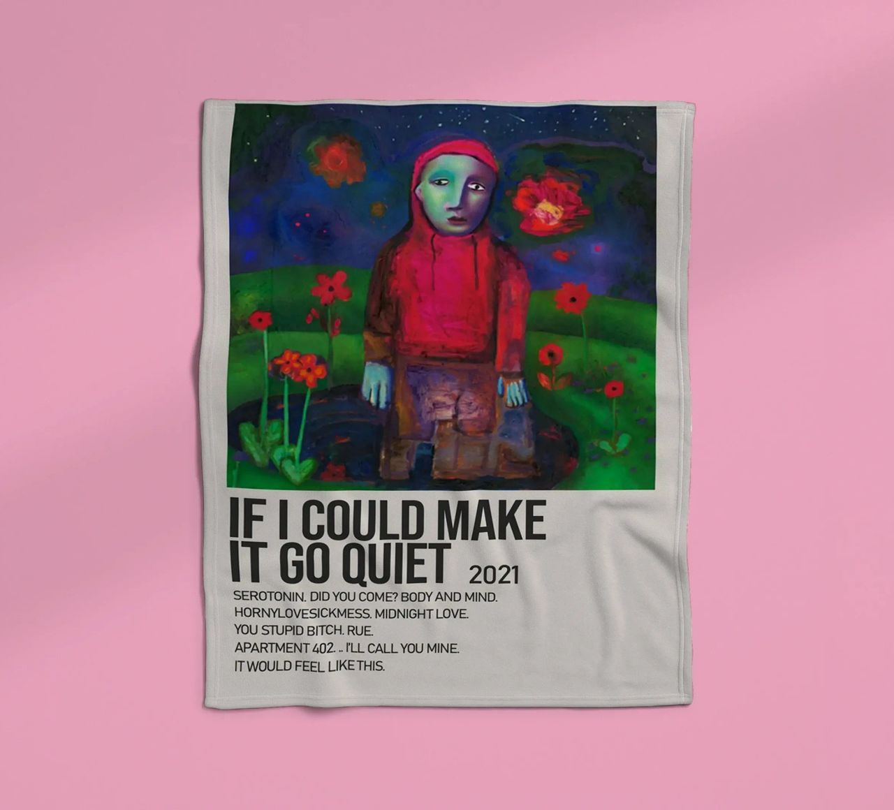 IF I COULD MAKE IT GO QUIET 2021 coperta in pile da SoundStudio