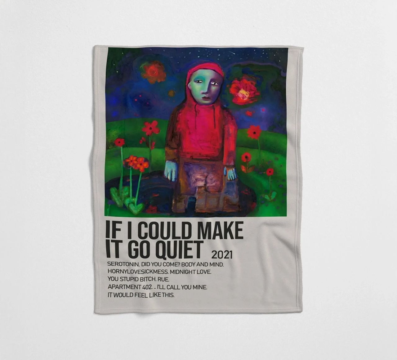 IF I COULD MAKE IT GO QUIET 2021 coperta in pile da SoundStudio