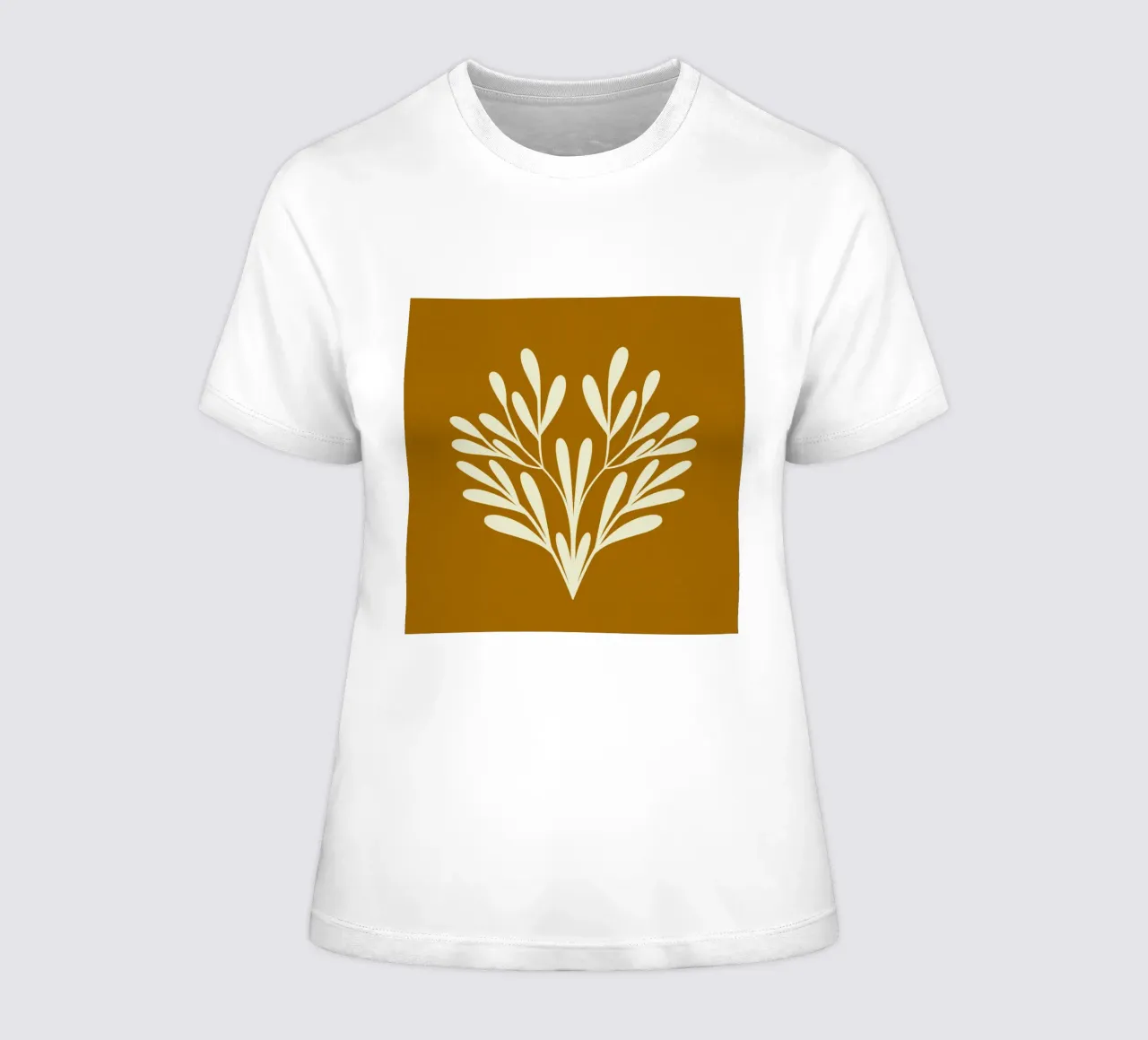 Ramo semplice e simmetrico t-shirt da donna da Wackapacka