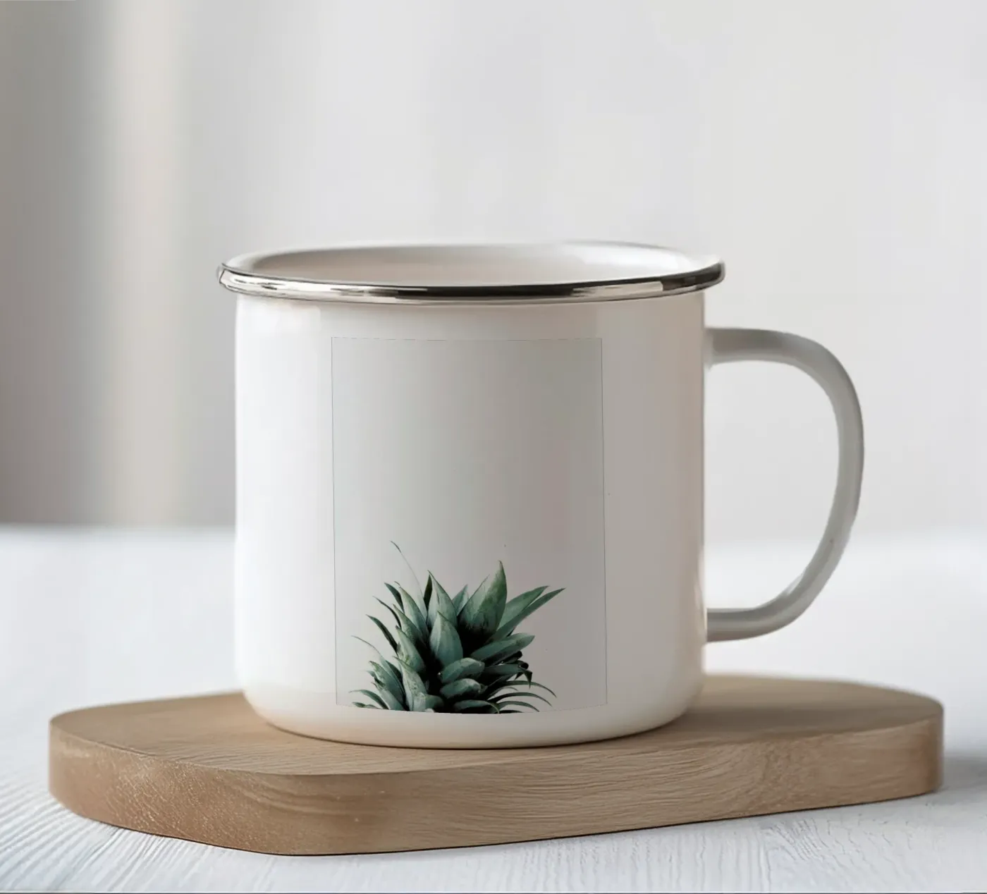 Pineapple tazza in smalto da Chris Abatzis