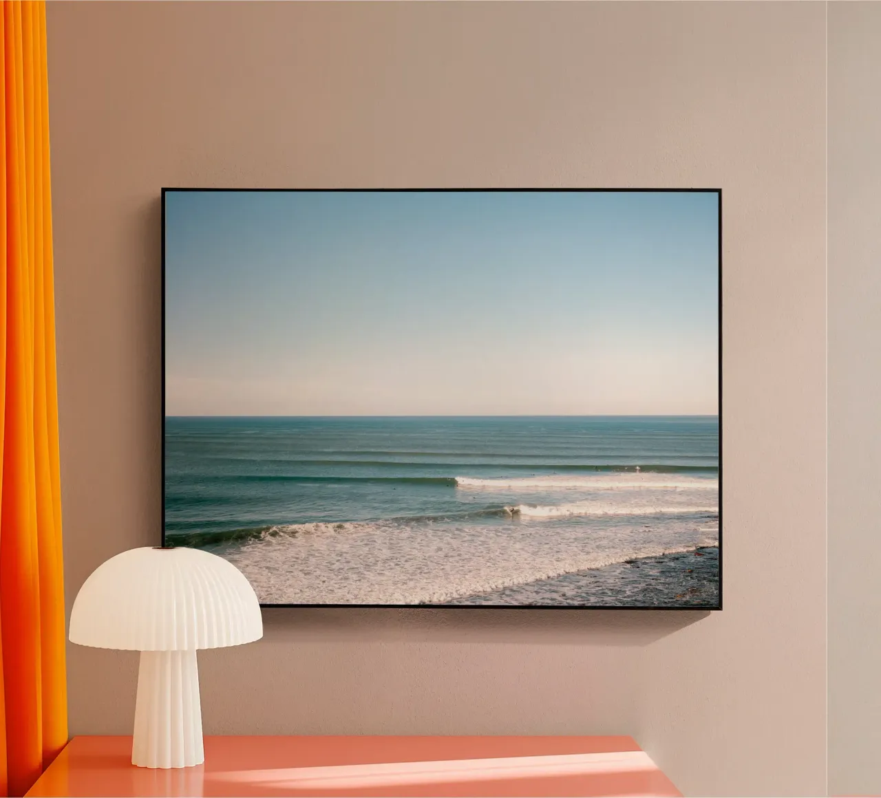 Surf Lines in Ericeira - Travel Photography acrylic glass by Raisa Zwart Photography