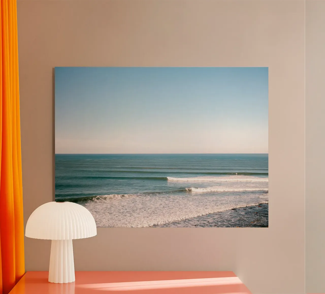Surf Lines in Ericeira - Travel Photography acrylic glass by Raisa Zwart Photography