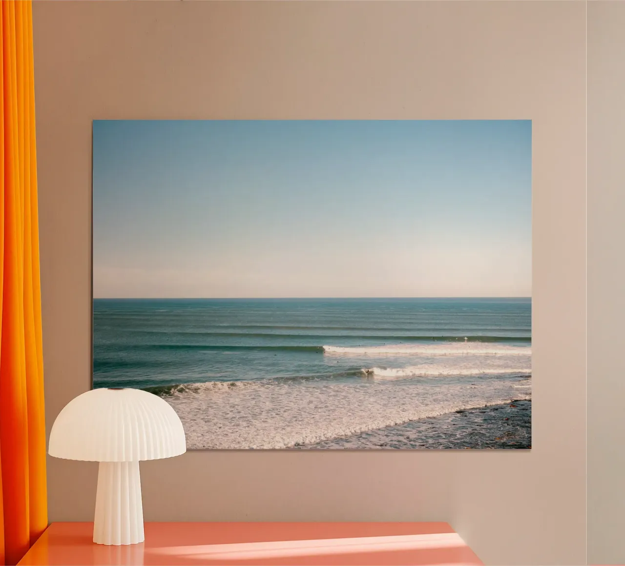 Surf Lines in Ericeira - Travel Photography poster da Raisa Zwart Photography
