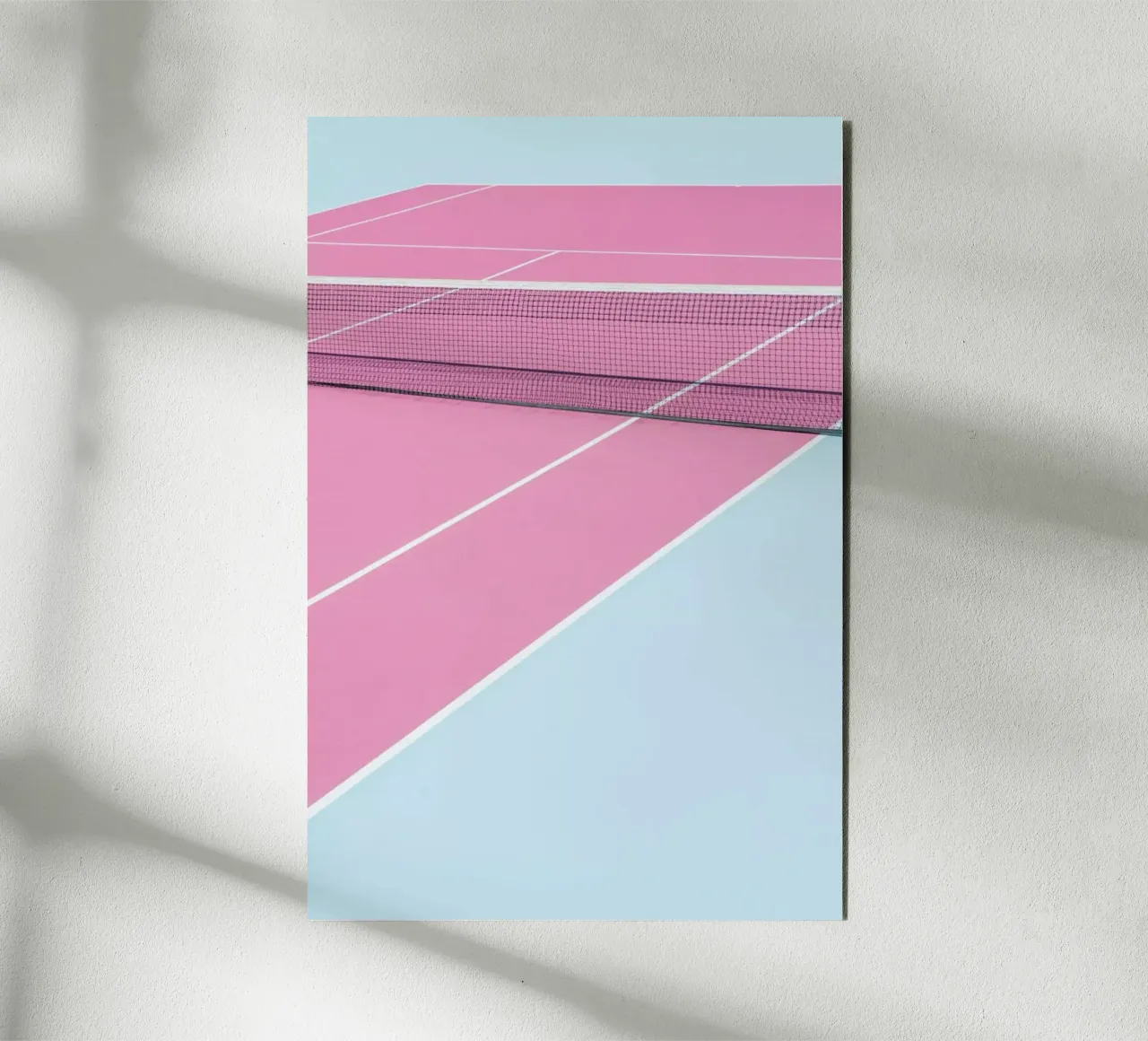Pink Court - Net alluminio dibond da Chris Abatzis