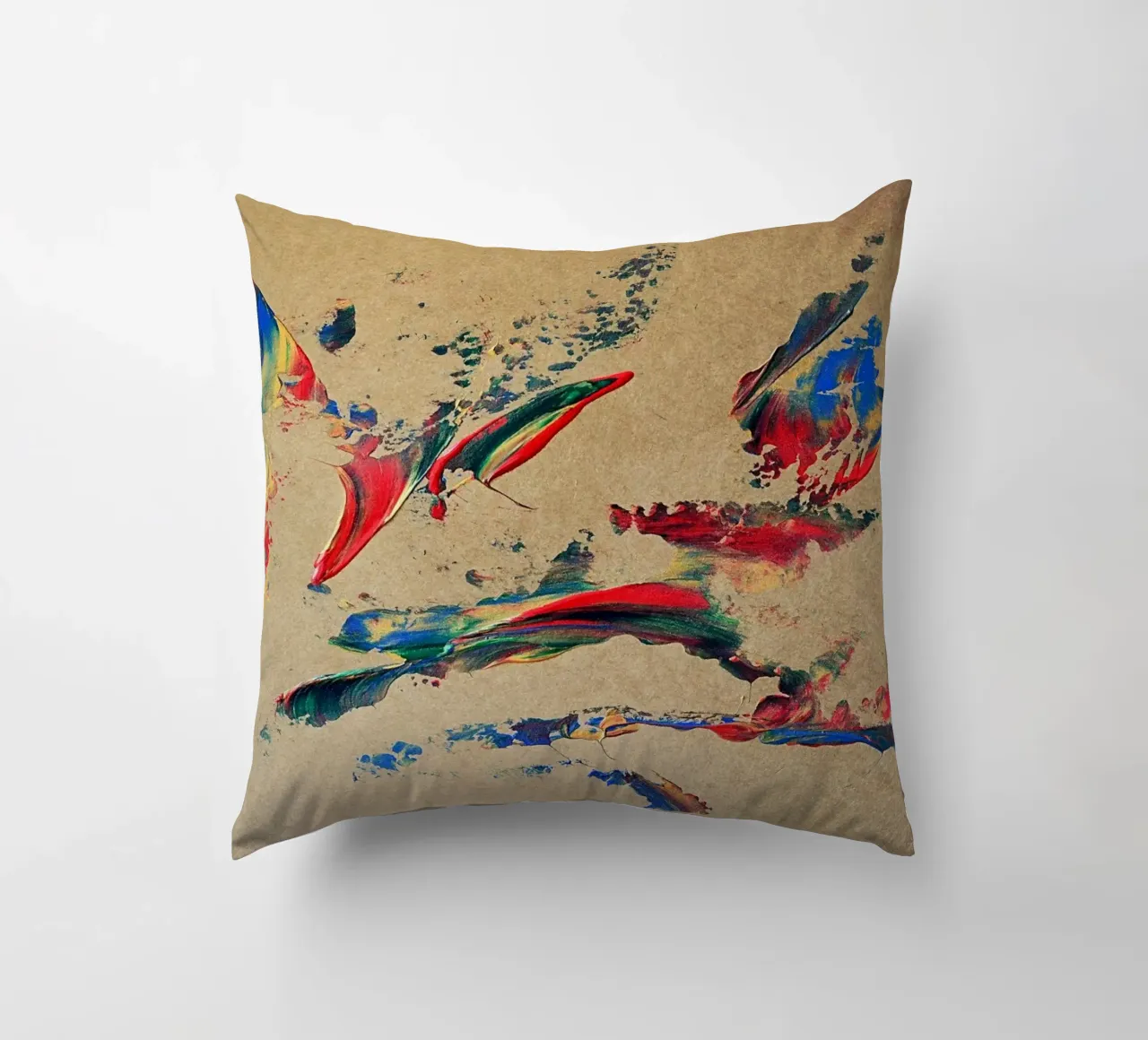 NATURAL STYLE 27 cuscino da Thierry Vobmann Abstract painting