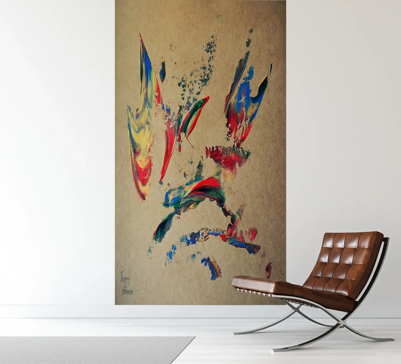 NATURAL STYLE 27 Fototapete von Thierry Vobmann Abstract painting