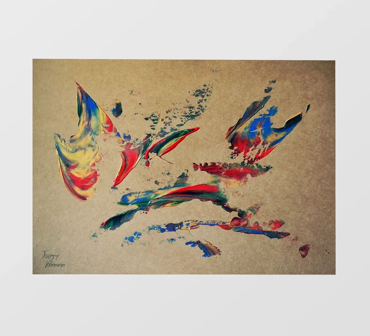 NATURAL STYLE 27 Fototapete von Thierry Vobmann Abstract painting