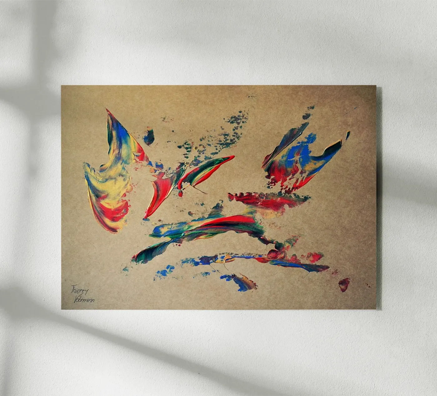 NATURAL STYLE 27 plexiglass da Thierry Vobmann Abstract painting