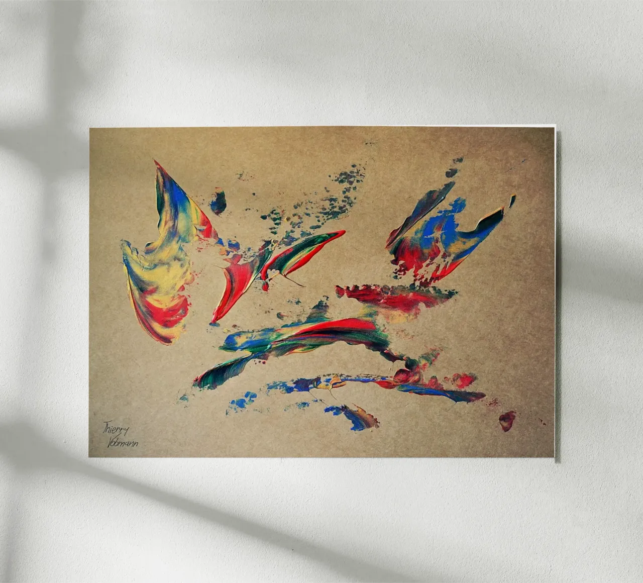NATURAL STYLE 27 alluminio dibond da Thierry Vobmann Abstract painting