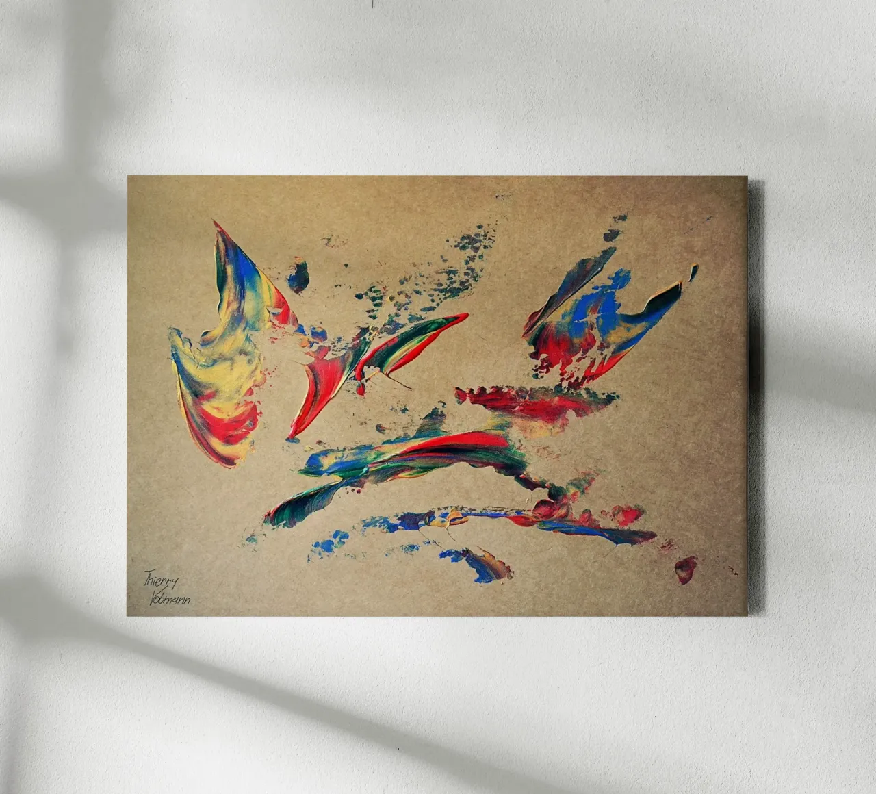 NATURAL STYLE 27 tela con Cornice a cassetta da Thierry Vobmann Abstract painting