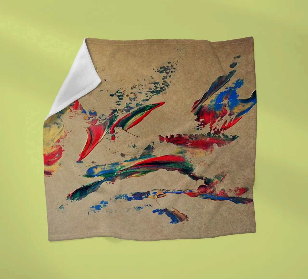 NATURAL STYLE 27 coperta in pile da Thierry Vobmann Abstract painting
