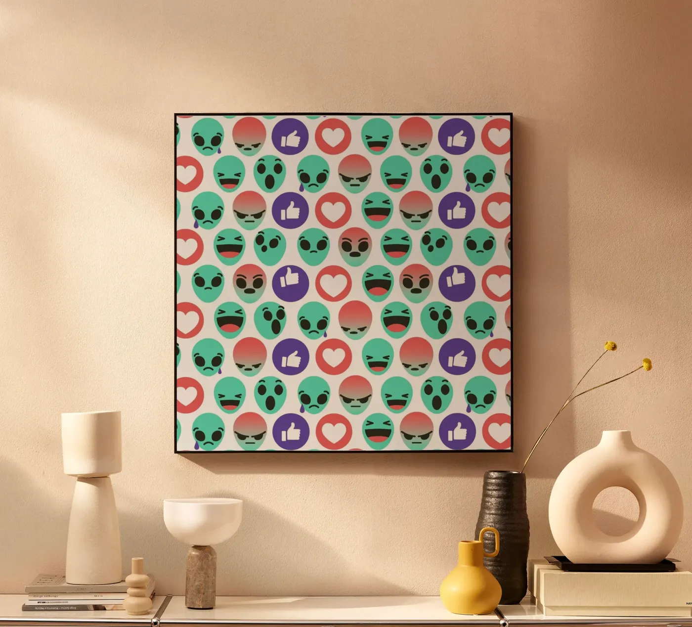 Alien Reactions acryl van Chobopop