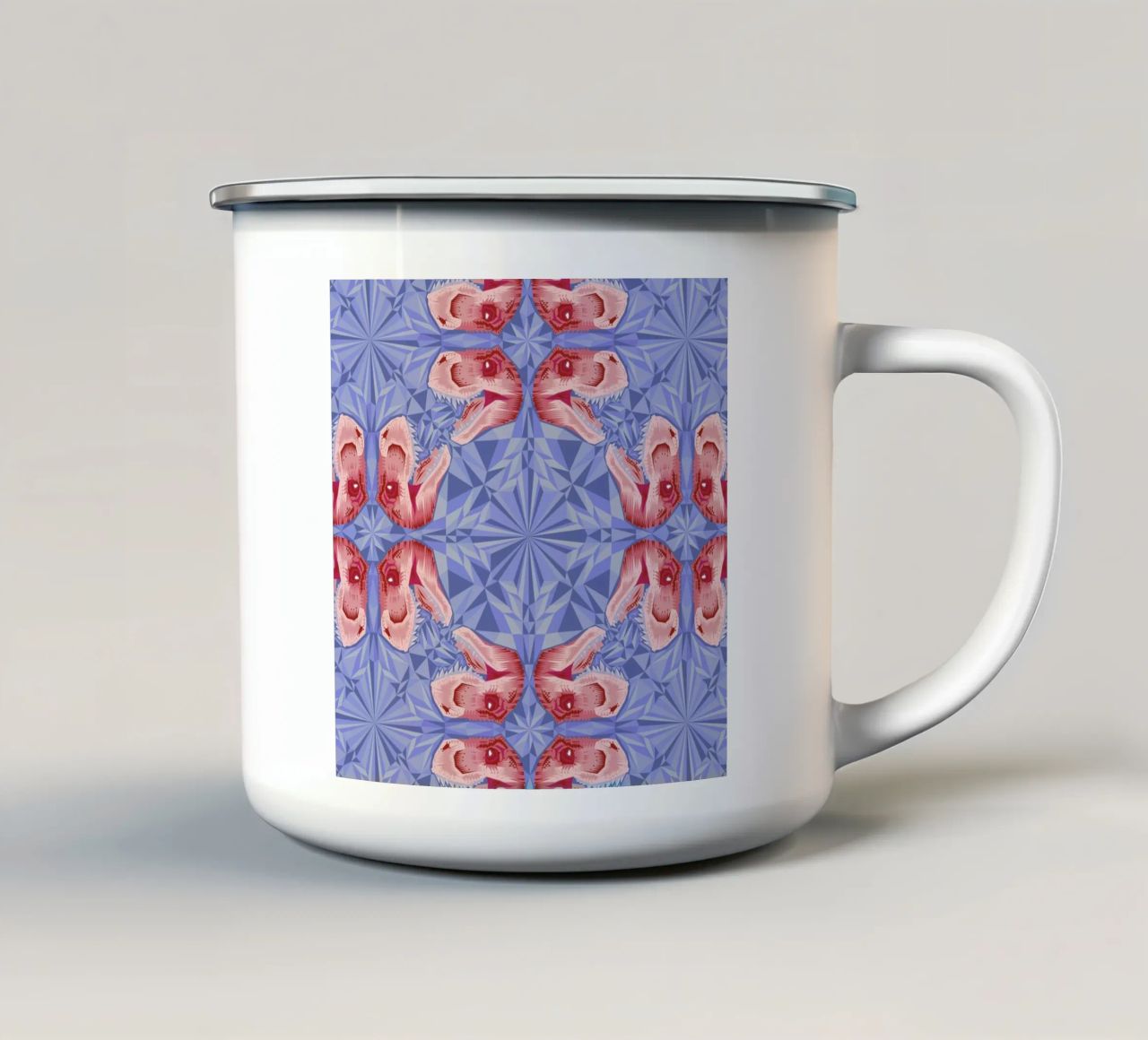 Trex Serenity Quartzrose tazza in smalto da Chobopop