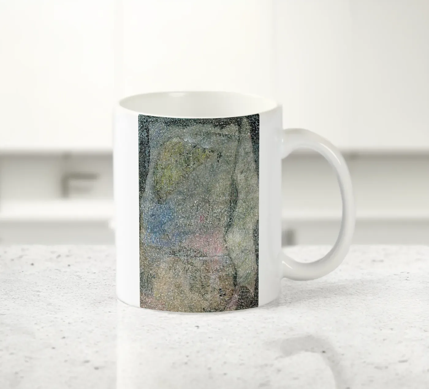 Chirographum 02 ceramic mug by József Gábos