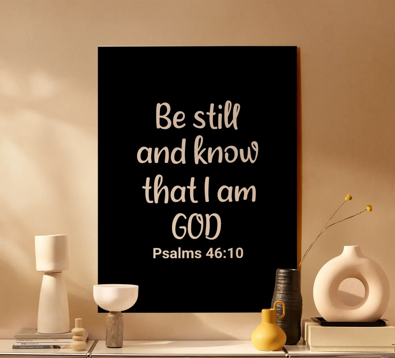 Be still and know that I am God Psalms 46 10 plexiglass da happieeagle