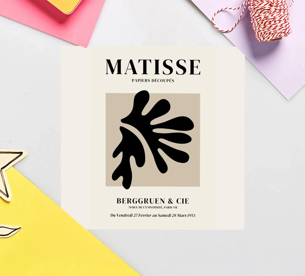 Matisse Berggruen & Cie Pattern autocollant de Paigaam Studio