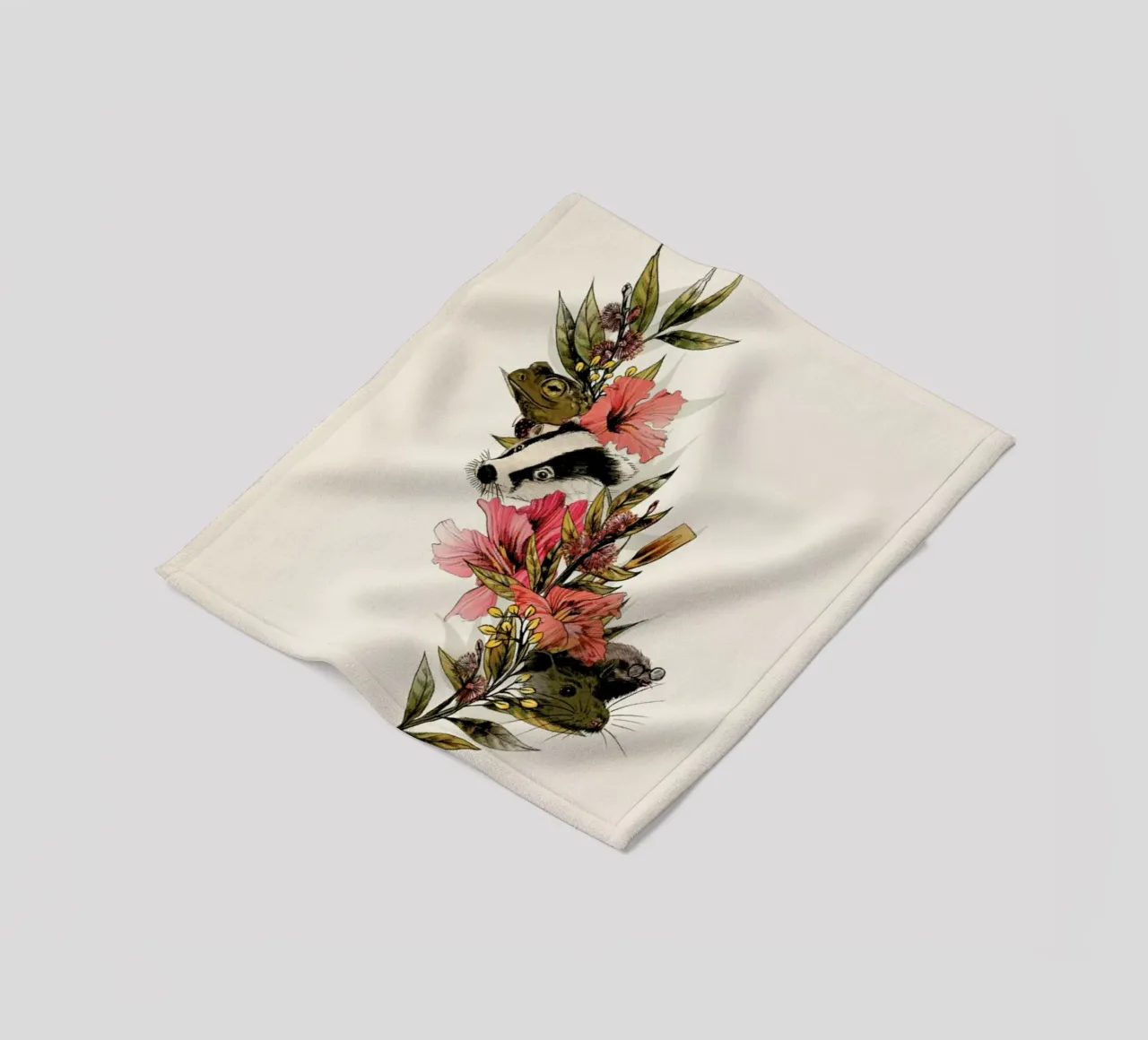 Wind In The Willows coperta in pile da La Scarlatte