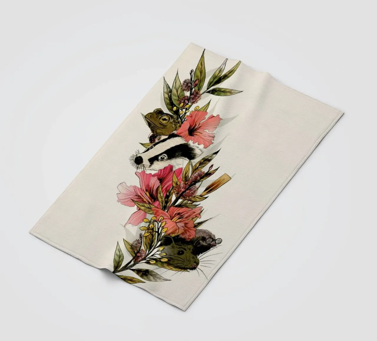 Wind In The Willows coperta in pile da La Scarlatte