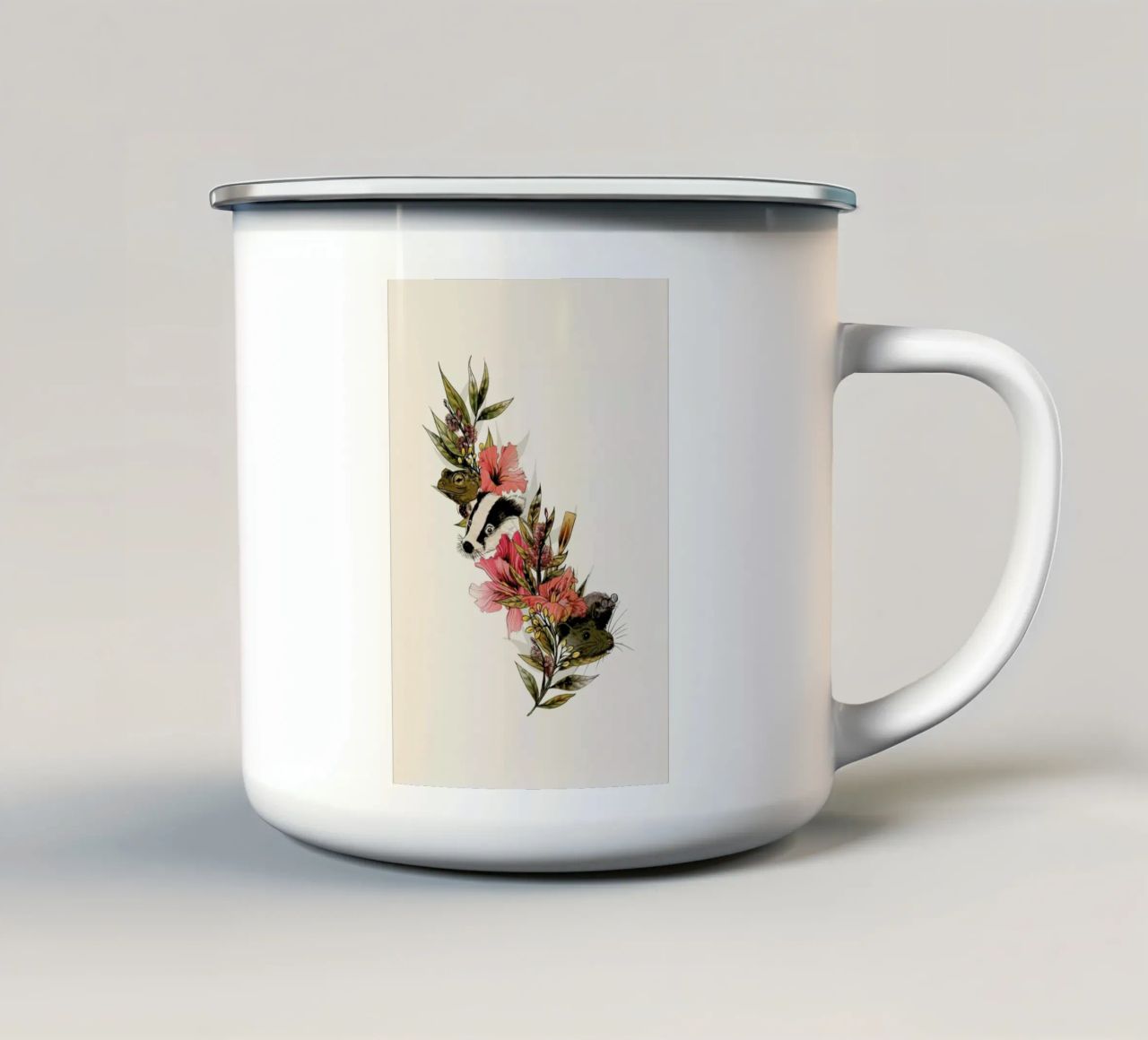 Wind In The Willows tazza in smalto da La Scarlatte