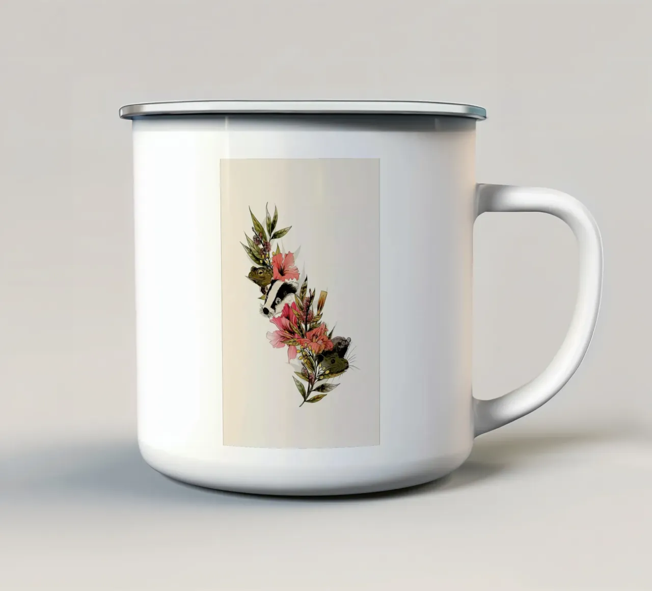 Wind In The Willows taza de esmalte de La Scarlatte