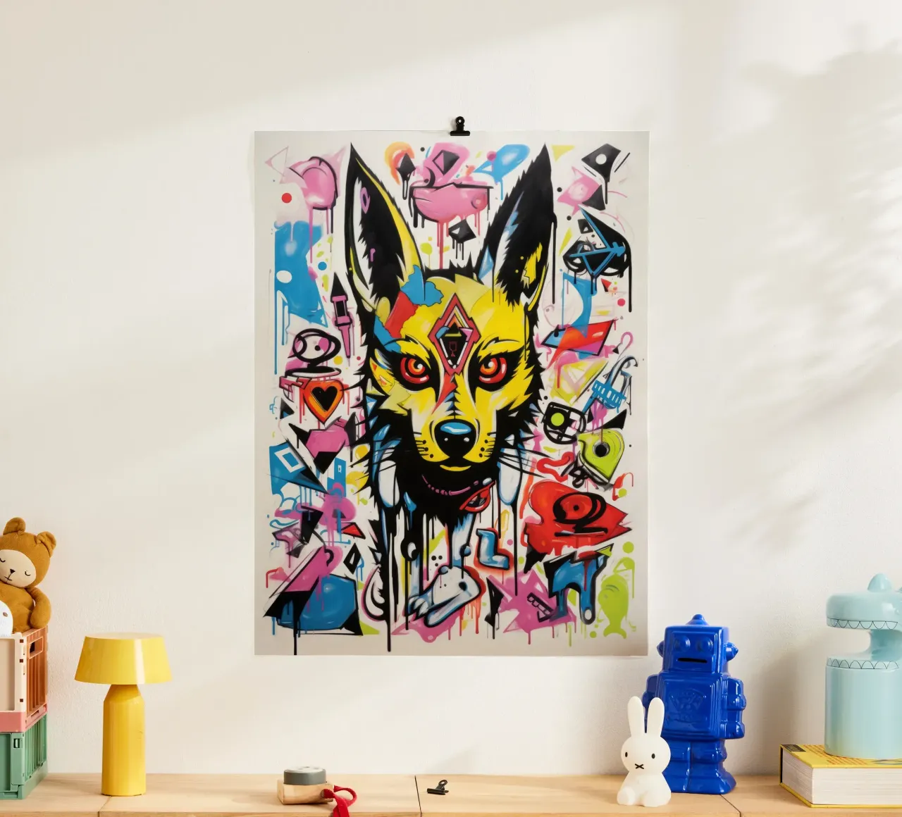 animali graffiti poster da Art Digital Visuel