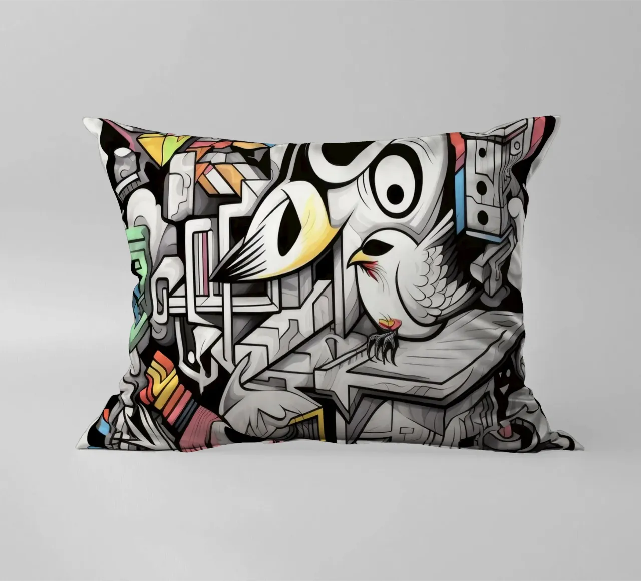 animali graffiti cuscino da Art Digital Visuel