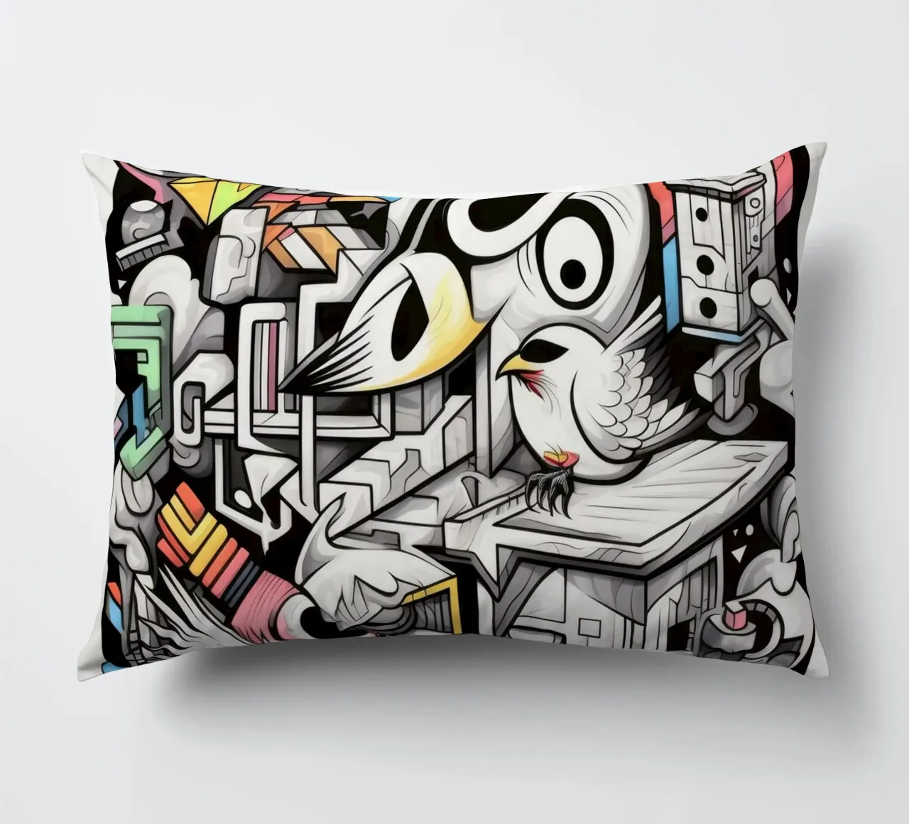 animali graffiti cuscino da Art Digital Visuel