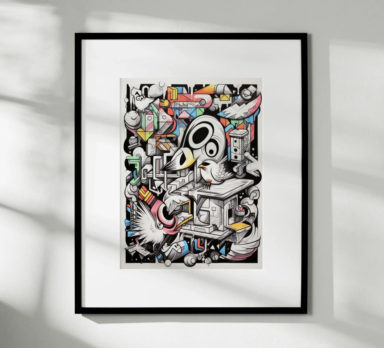 Graffiti-Tiere Poster von Art Digital Visuel