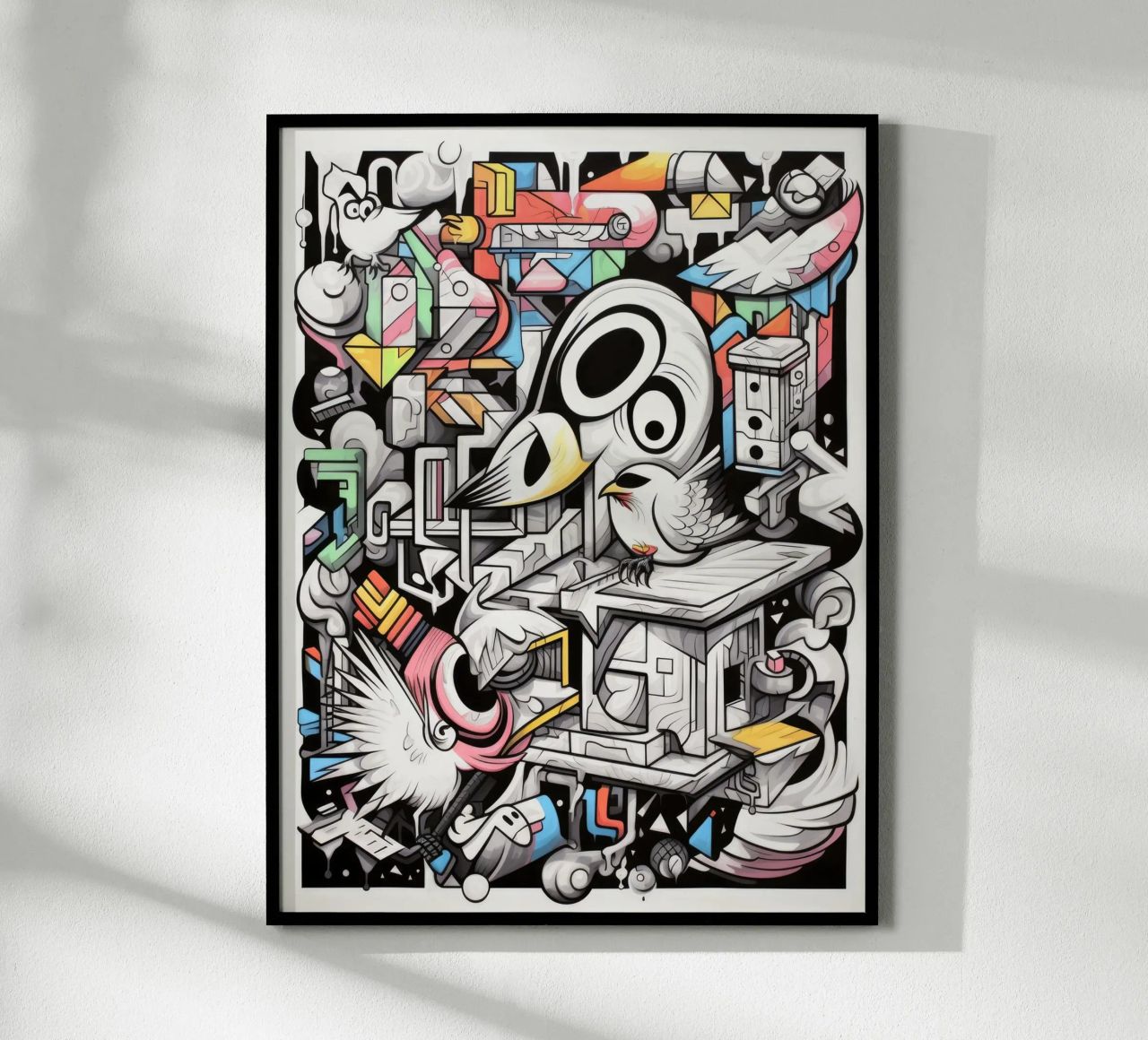 Graffiti-Tiere Poster von Art Digital Visuel
