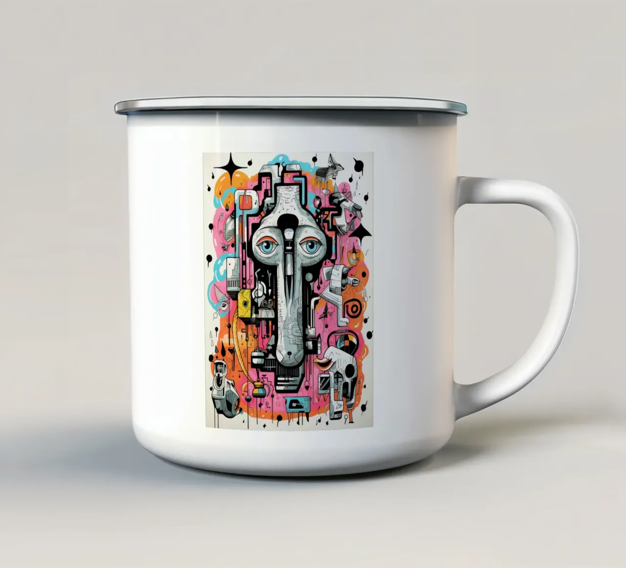 animali graffiti tazza in smalto da Art Digital Visuel
