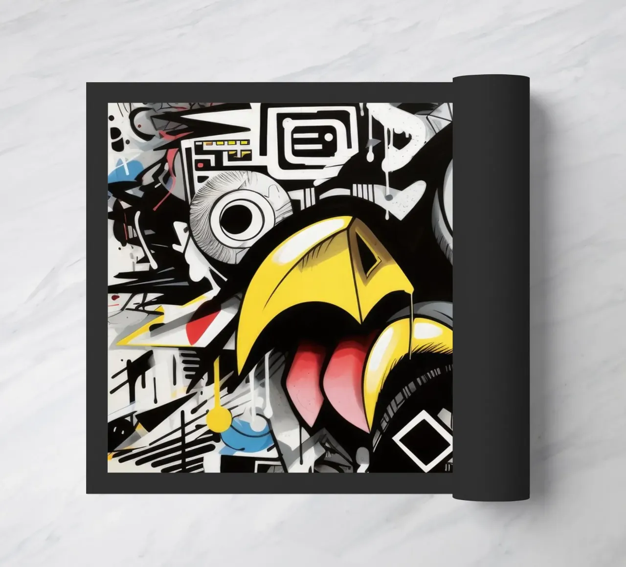 graffiti animals doormat by Art Digital Visuel