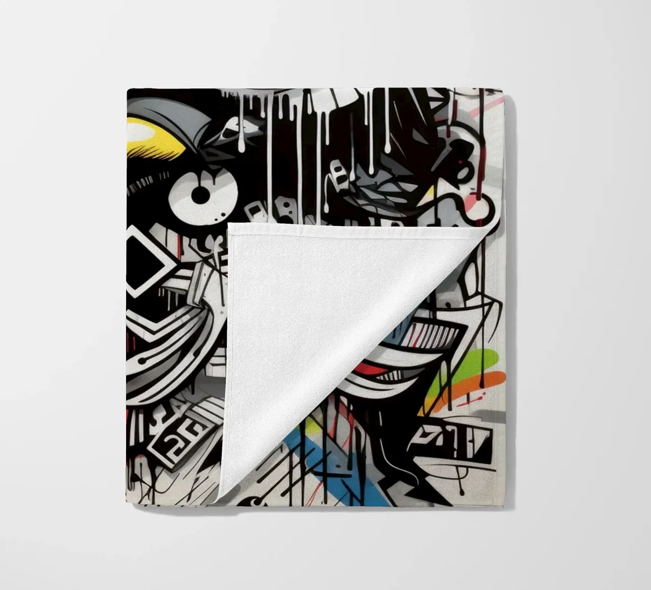 animali graffiti telo mare da Art Digital Visuel