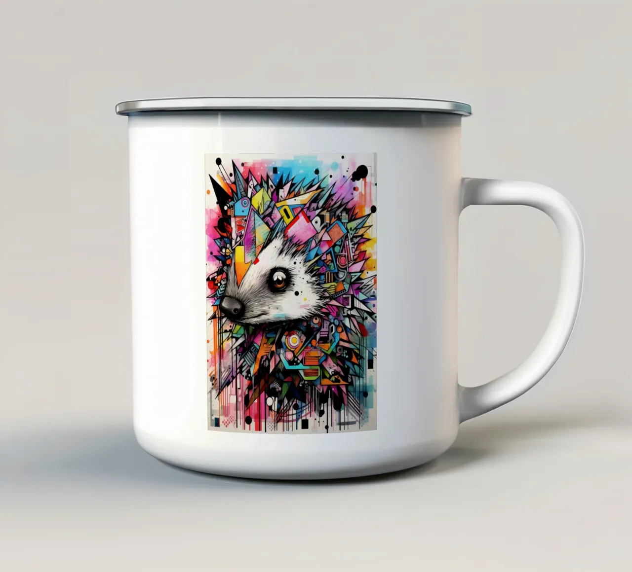 animali graffiti tazza in smalto da Art Digital Visuel