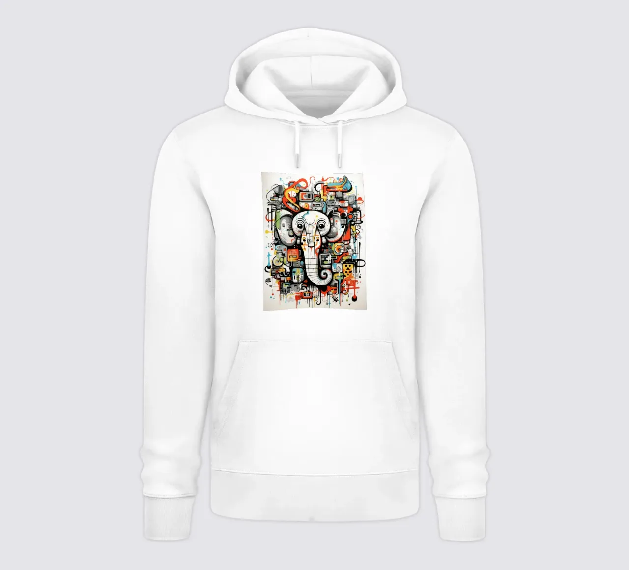 animali graffiti felpa con cappuccio da Art Digital Visuel