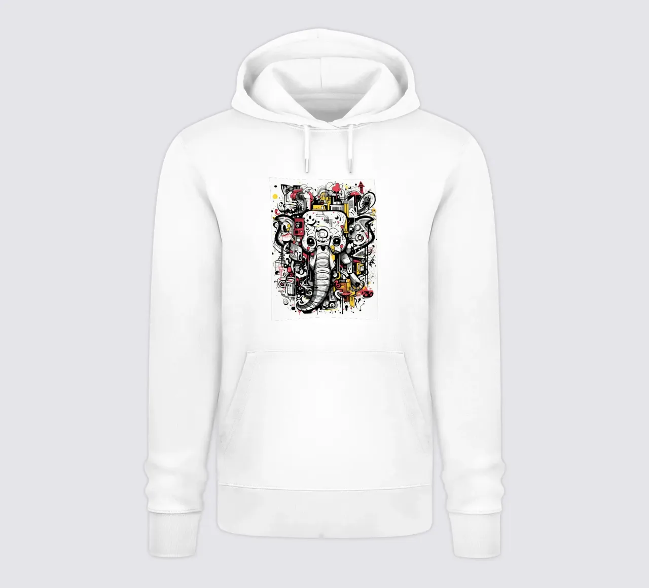 animali graffiti felpa con cappuccio da Art Digital Visuel