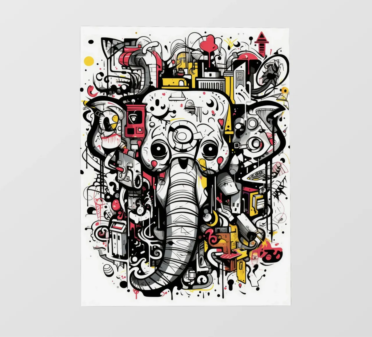 animali graffiti pellicola backlit da Art Digital Visuel