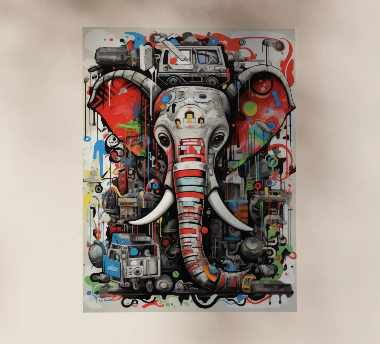 animali graffiti pellicola backlit da Art Digital Visuel