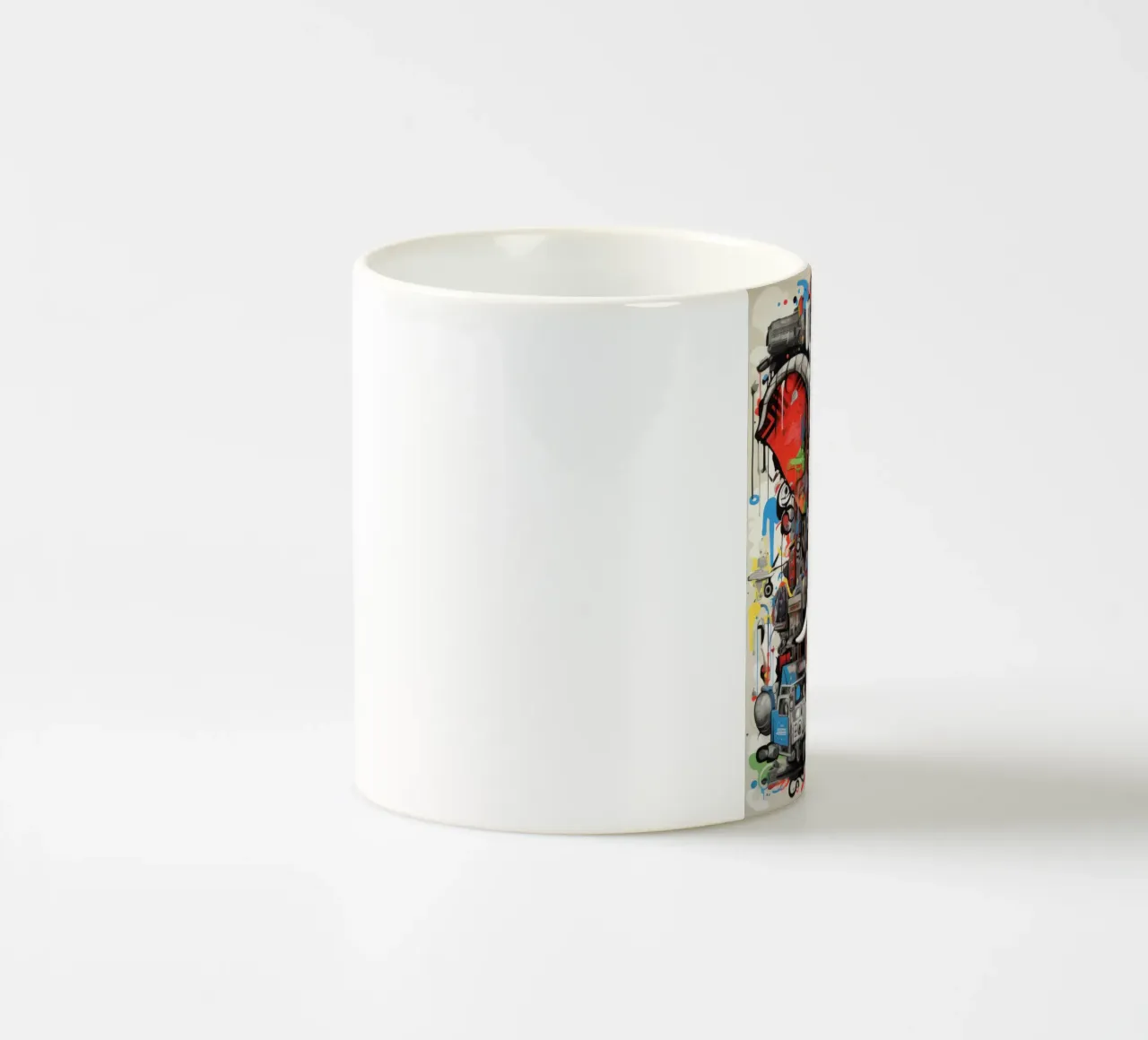 animali graffiti tazza in ceramica da Art Digital Visuel