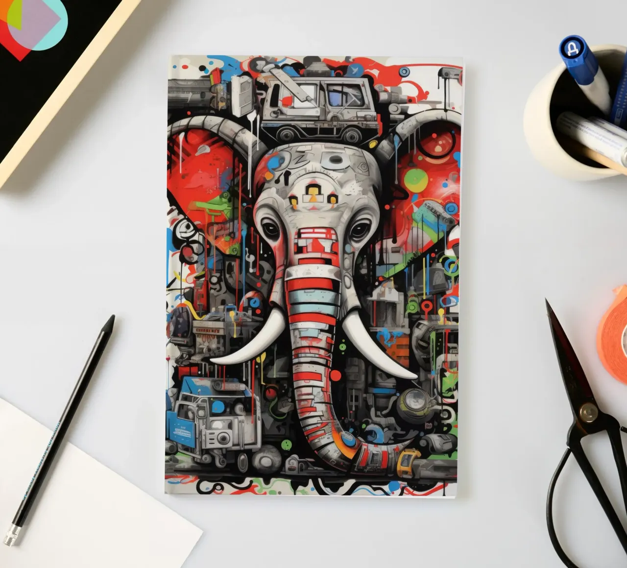 graffiti animals notebook by Art Digital Visuel