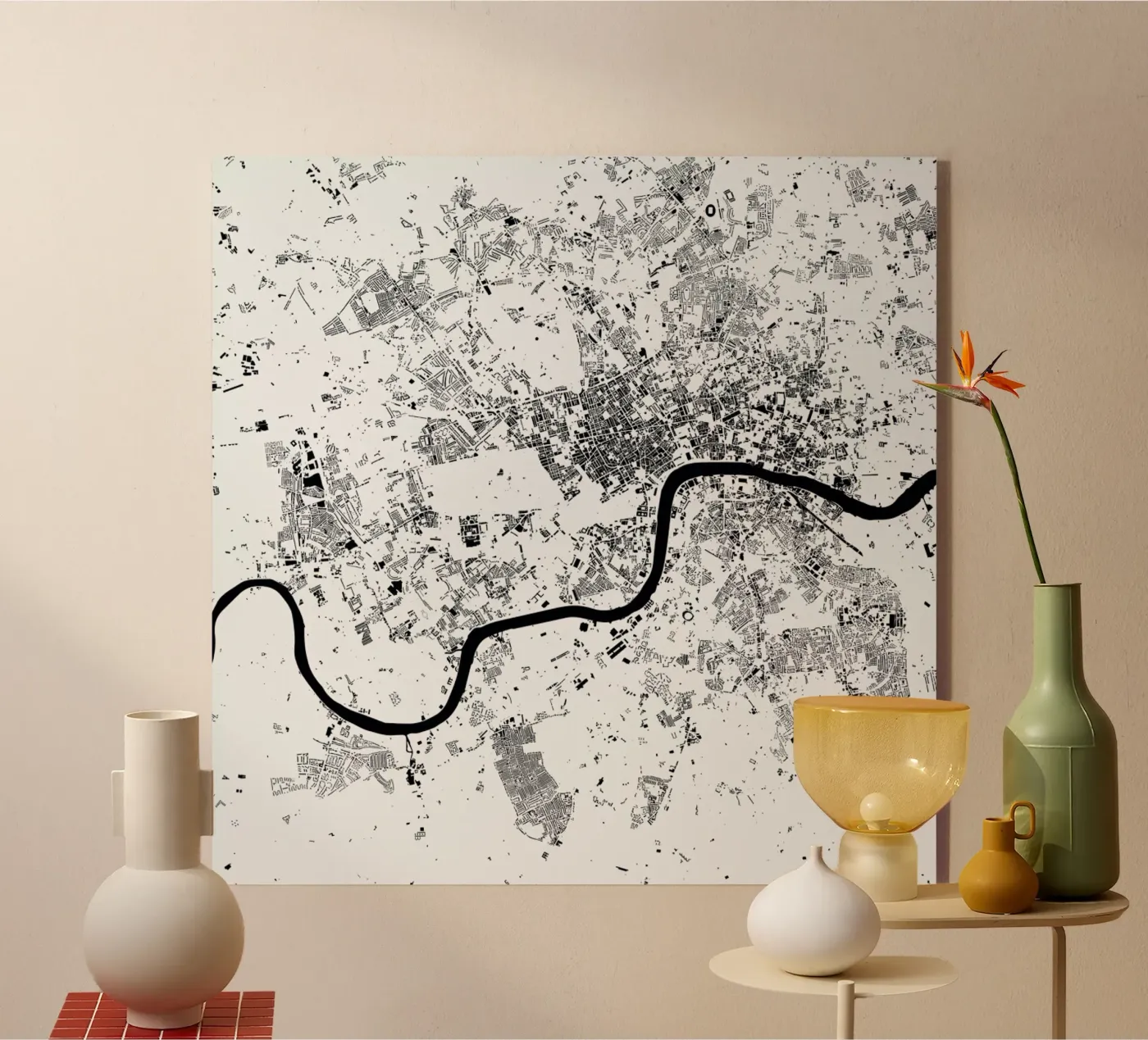 London White plexiglass da Urban Maps