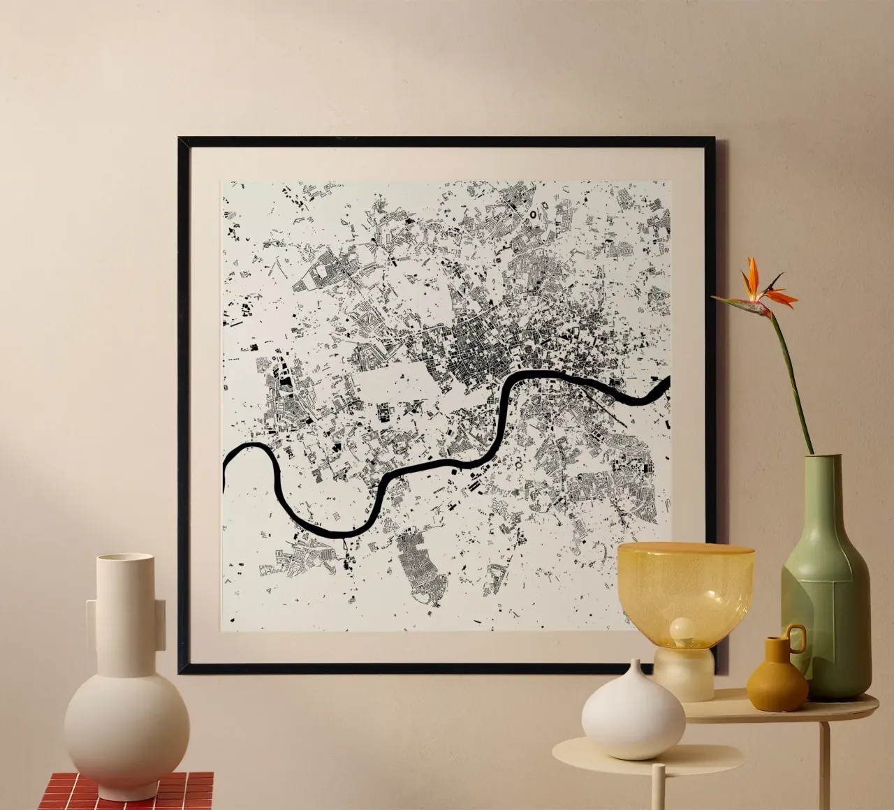 London White poster by Urban Maps