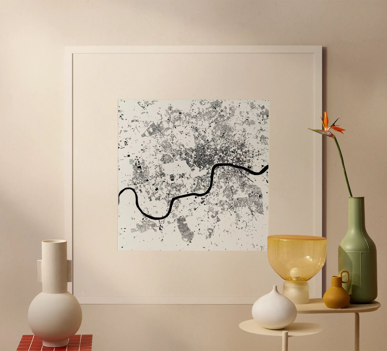 London White poster by Urban Maps