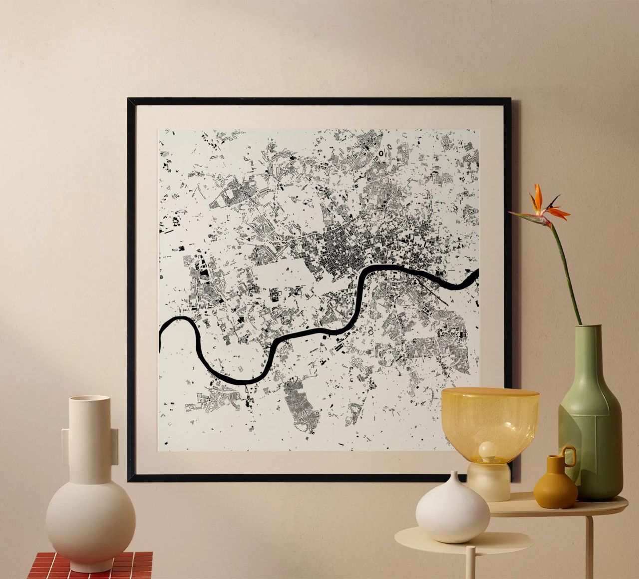 London White poster by Urban Maps