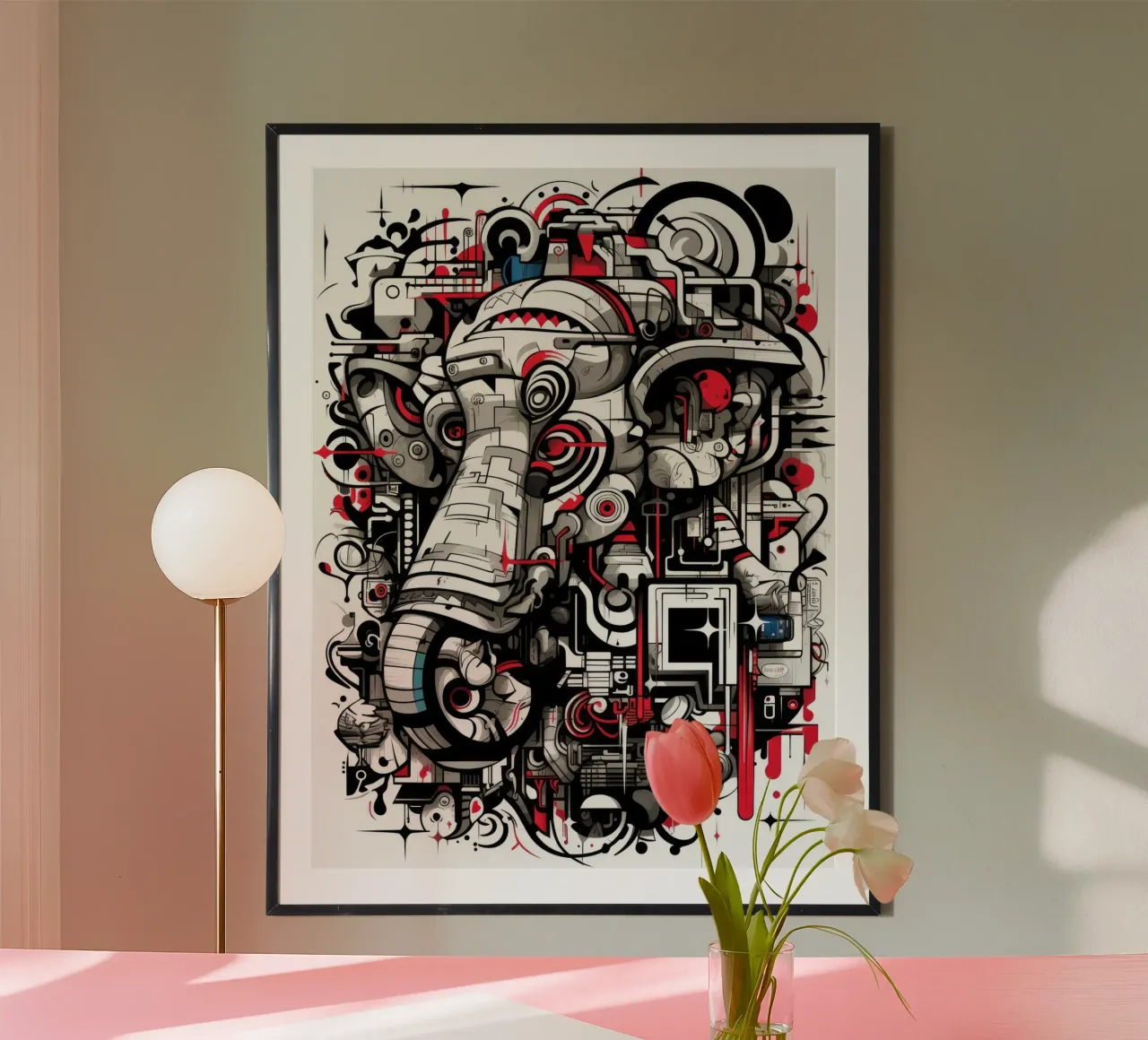 animali graffiti poster da Art Digital Visuel