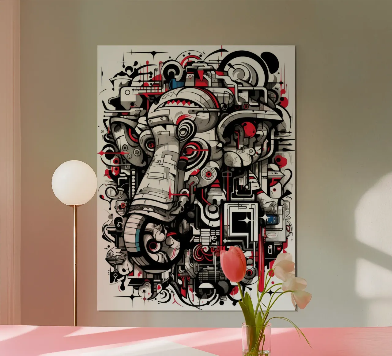 animali graffiti poster da Art Digital Visuel